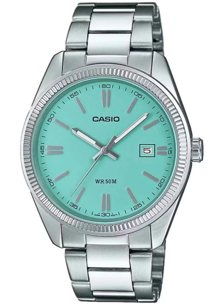 Casio MTP-1302D-2A2VEF Silver Tiffany Dial - Image 1